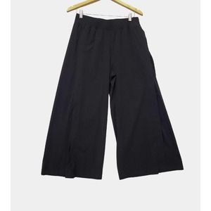 ZYIA Active Womens Black Work Flow Pants Gaucho Pant Cropped Size XXL